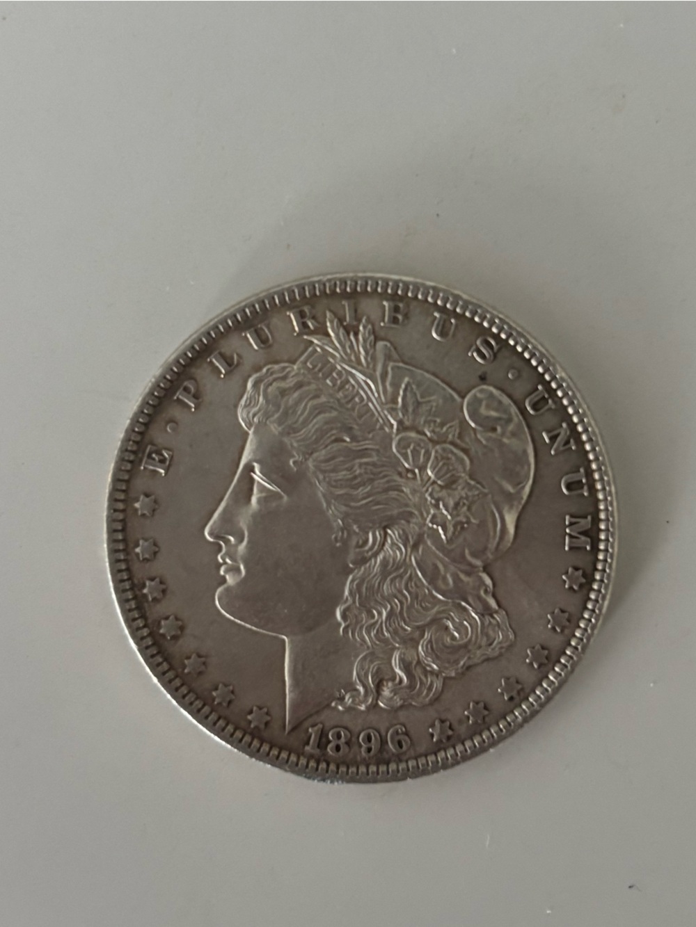 1896 Morgan Silver Dollar | 90% Silver U.S. Coin | Original Toning